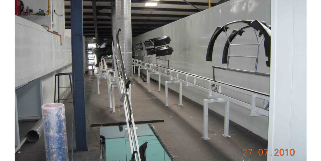 Conveyor Painting System - Green Booth